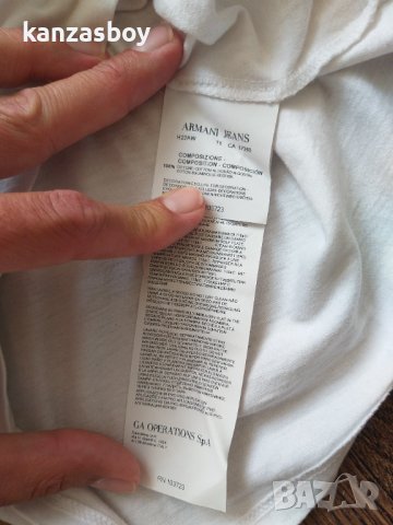 Armani Jeans - страхотна дамска тениска, снимка 7 - Тениски - 41004341