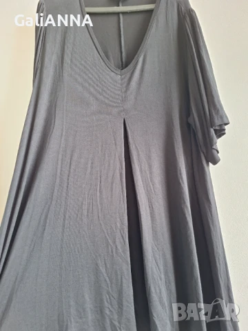 СТРАХОТНА РАЗКРОЕНА ТУНИКА/РОКЛЯ 3XL-4XL, снимка 4 - Туники - 50840161