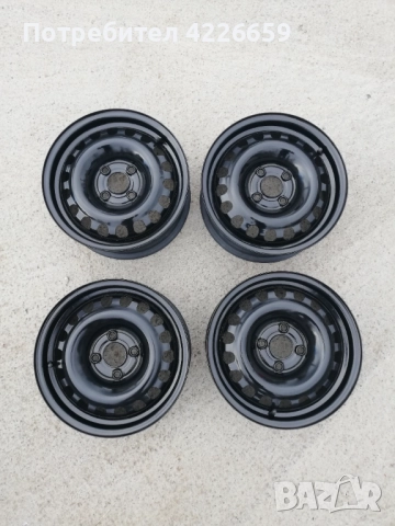 Железни джанти 14' 4х100 ет40, снимка 2 - Гуми и джанти - 52518978