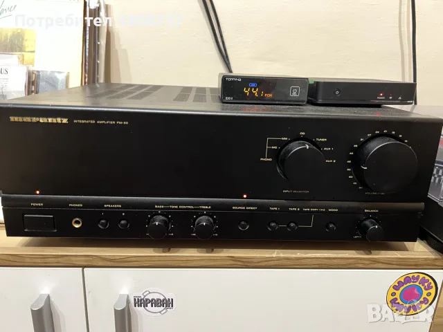 продавам усилвател Marantz pm50, снимка 3 - Ресийвъри, усилватели, смесителни пултове - 56267104