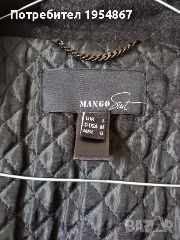 Mango вълнено палто с подплата размер М, снимка 3 - Палта, манта - 48052113