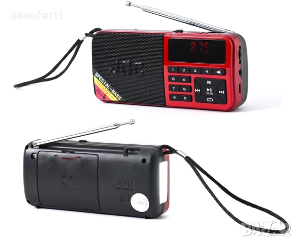 🎶 JOC H799BT – Преносим MP3 Плеър, FM Радио, Bluetooth и SPECIAL BASS (3W), снимка 4 - Слушалки и портативни колонки - 52791882