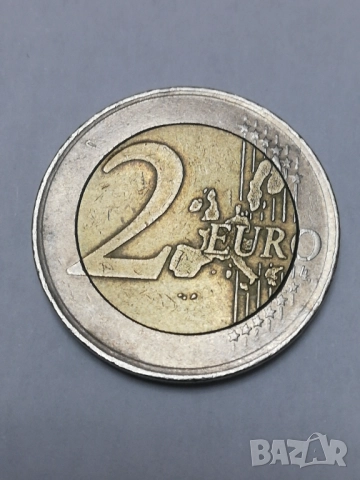 монета /куриоз/ 2 евро Испания 2001 г., снимка 3 - Нумизматика и бонистика - 52949339