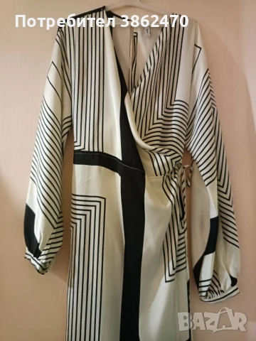 Сатенена рокля, снимка 3 - Рокли - 51366548