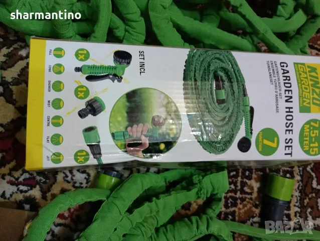 Лот 6 градински маркучи- 30 лв, снимка 6 - Градински инструменти - 48902604