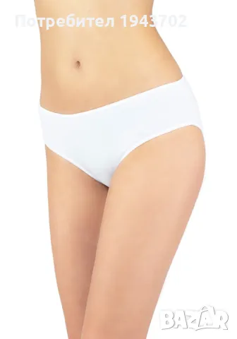 Памучни бикини в бял цвят ADA 07011