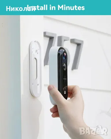 WUUK Smart Doorbell Pro смарт звънец + базова сатция, снимка 8 - Комплекти за видеонаблюдение - 48531192