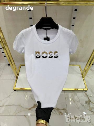 НОВ Модел Дамска Тениска Boss, снимка 3 - Тениски - 53289163