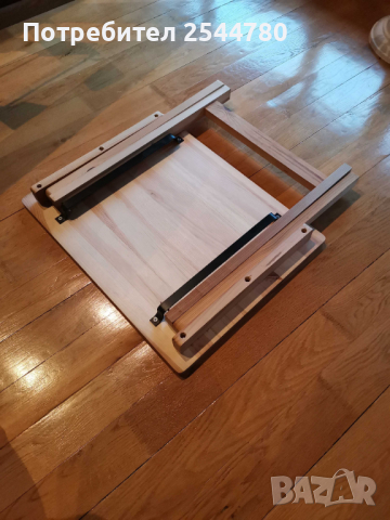 Нова Масичка от естествено дърво сгъваема, снимка 2 - Маси - 36237962