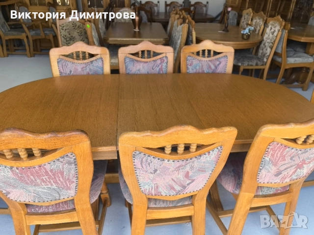 Разтегателна трапезна маса , снимка 8 - Маси - 51738379