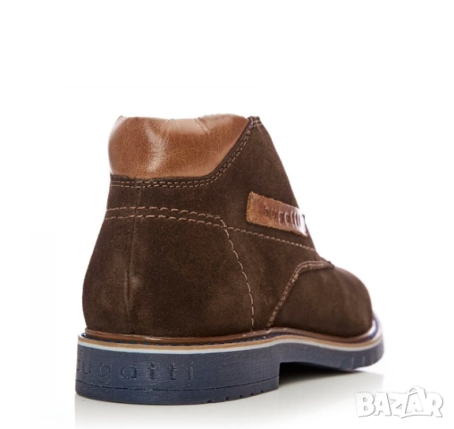 BUGATTI боти / обувки от естествен велур номер 45 , снимка 2 - Ежедневни обувки - 52655799