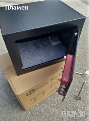 механичен трезор сейф, касa с ключ NEXTOOL външни размери 230х170х170м, снимка 15 - Други стоки за дома - 43840244