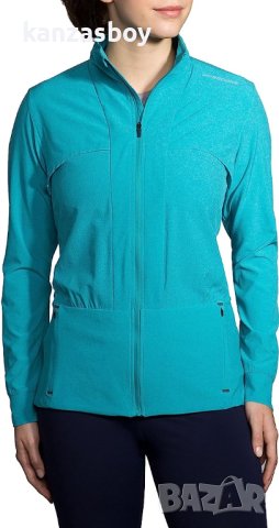 Brooks Women's Running Jacket - страхотно дамско яке КАТО НОВО, снимка 2 - Якета - 41522689