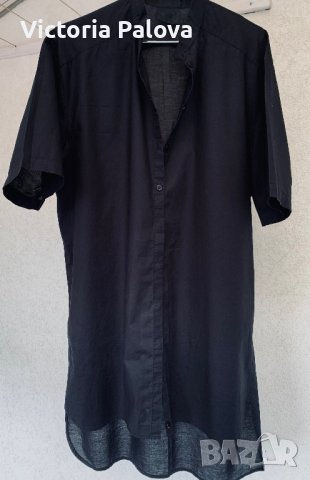 BIBI GHOST Дания тънка туника/рокля-риза, снимка 6 - Туники - 40687681