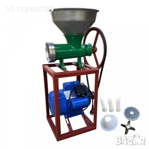 Месомелачка чугунена №32 с РУСКИ електромотор и метална фуния 1.5 kw. – 1500, снимка 3 - Месомелачки - 49766283