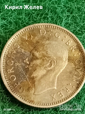 Четири монети 6 пенса 1948г. Великобритания Крал Джордж пети за КОЛЕКЦИЯ 53336, снимка 5 - Нумизматика и бонистика - 53148121