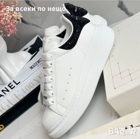 Alexander McQueen Дамски Маратонки С Кристали👟 Дамски Спортни Обувки Код E1268, снимка 6 - Маратонки - 53755912