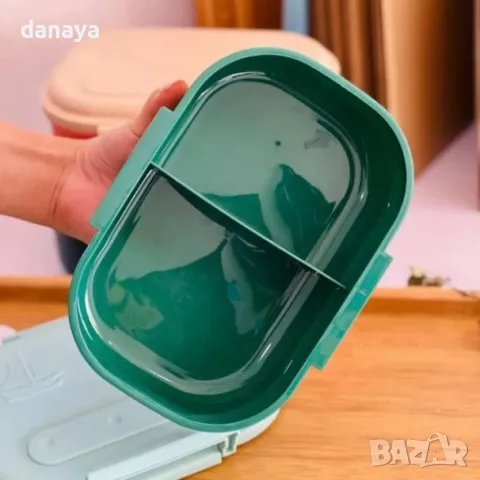 5248 Детска кутия за храна с 2 отделения и лъжичка, снимка 7 - Кутии за храна - 47406288