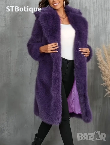 🌟 Дамско елегантно яке от изкуствен косъм – STBoutique 🌟, снимка 4 - Якета - 51937061