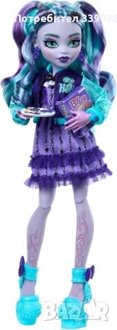 Чисто нова кукла Monster High Twyla (Fearbook серия), снимка 6 - Кукли - 52379927