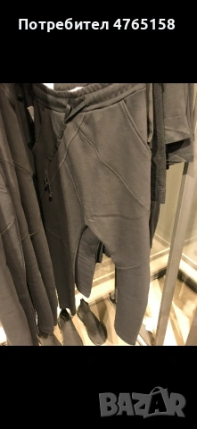 Мъжки спортен комплект блуза и потури ,черен цвят,S размер, снимка 2 - Спортни дрехи, екипи - 53844599