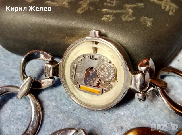 FOSSIL ФешънАРТ КВАРЦОВ ЧАСОВНИК ФОСИЛ SWISS PARTS TAILAND MADE Машина RONDA 1 JEWEL Без Капак 34901, снимка 14 - Дамски - 48288555