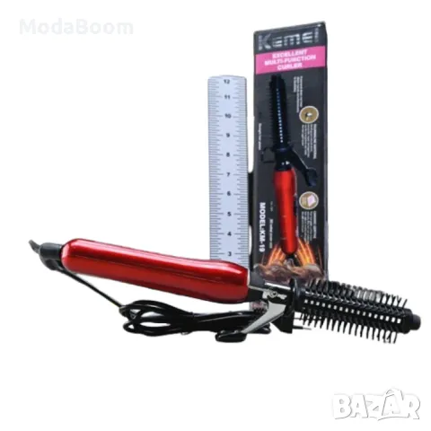 Мултифункционална и стилна маша за коса Kemei KM-19, снимка 3 - Маши за коса - 48236878