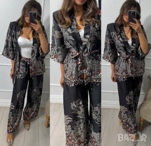 Бутикови сатенени комплекти