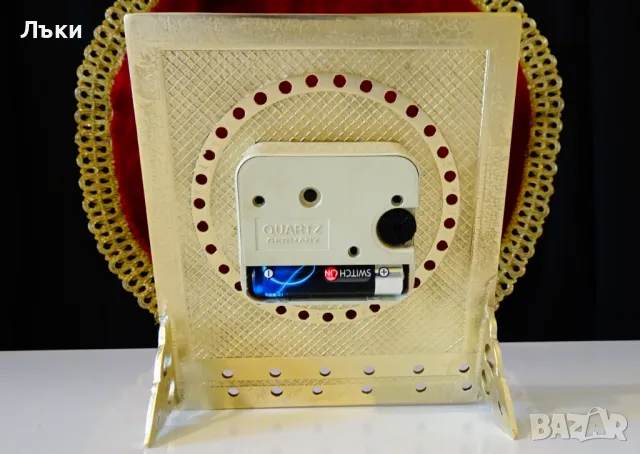 Бронзов настолен часовник с вечен календар,W.Germany. , снимка 7 - Антикварни и старинни предмети - 47747212