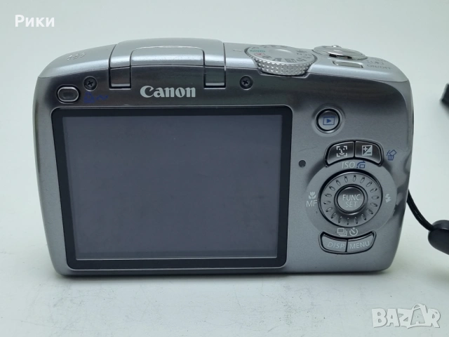 Canon PowerShot SX100 IS-8.0MP Silver10X Optical Zoom Digital Camera w/Case, снимка 5 - Фотоапарати - 53804914