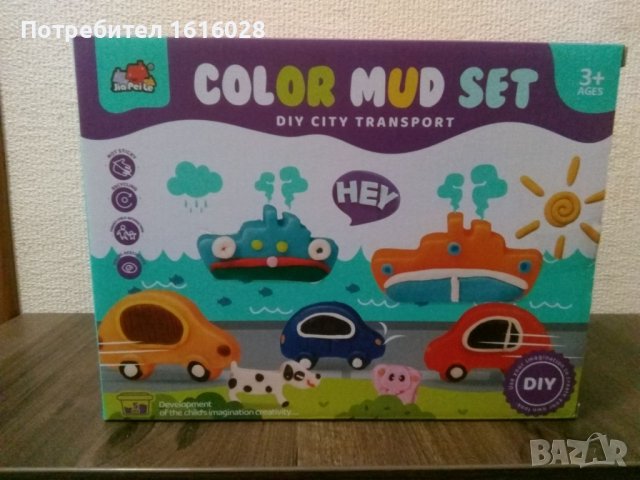 Color mud set.Нови комплекти за моделиране с пластелин., снимка 8 - Пластелини, моделини и пясъци - 41348202