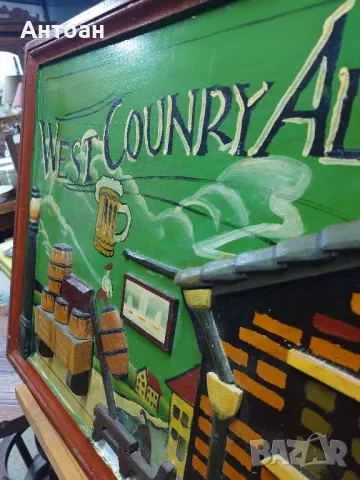 Винтидж релефна картина - ръчна изработка , снимка 4 - Картини - 48541264