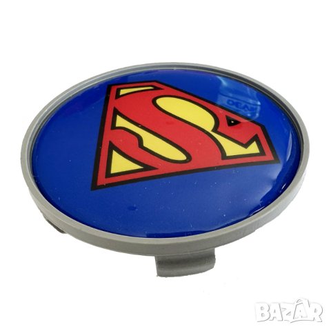 капачки за джанти супермен SUPERMAN сиви или черни 68мм, снимка 5 - Аксесоари и консумативи - 41463290