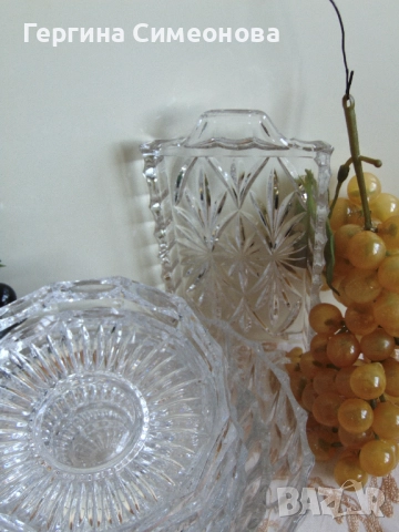 Лот кристал, снимка 13 - Чинии - 52262082