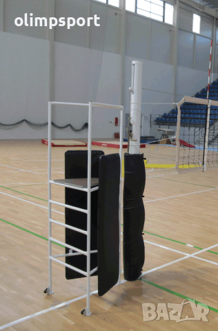 Съдийски стол за волейбол:VL10 – стоманена конструкция – прахово боядисан – тапицирани странични час, снимка 1 - Волейбол - 36122828