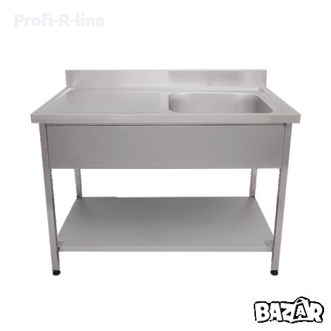 Мивка с работен плот от неръждавейка 1500мм, снимка 3 - Обзавеждане за заведение - 26583024