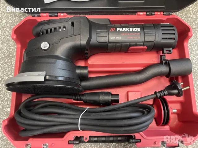 Ексцентършлайф PARKSIDE Performance 750W Ф150мм кабел с букса черна професионална серия.Внос от Герм, снимка 6 - Други инструменти - 47932108