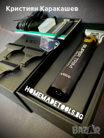 Професионален тример VGR V-082 de LUX за стайлинг с USB зареждане и 4 различни приставки, снимка 9 - Машинки за подстригване - 40198846
