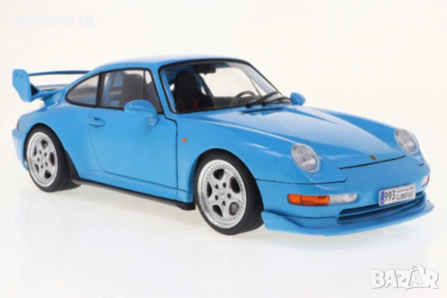 Porsche 911 (993) Clubsport 1997 - мащаб 1:18 на Solido моделът е нов в кутия, снимка 7 - Колекции - 50468650