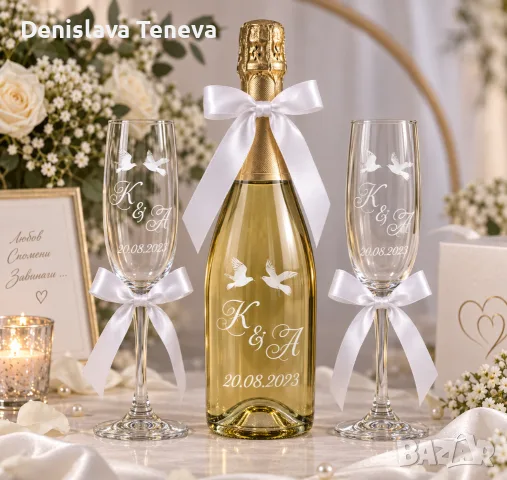 Сватбени комплекти, снимка 7 - Сватбени аксесоари - 40412688