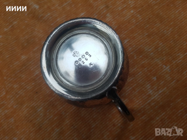 Посребрена кана , снимка 5 - Антикварни и старинни предмети - 53457691