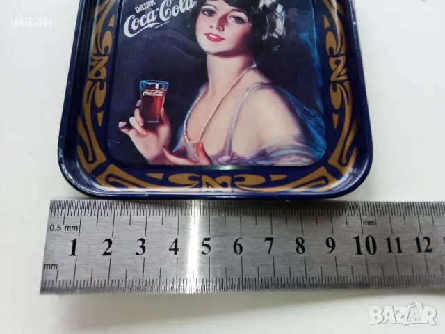Стара метална подложка "Кока Кола", снимка 3 - Колекции - 49610025