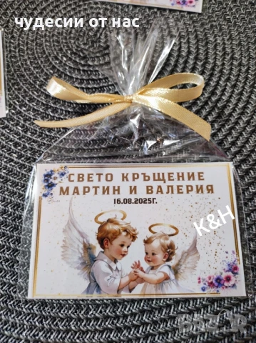 Магнити със снимка подаръци за гости за кръщене, снимка 2 - Други - 51389277