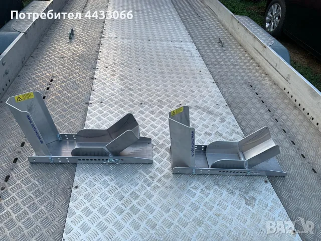 Стойки за транспортиране на мотоциклети, алуминиеви 