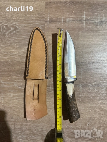Много здрав ръчно изработен ловен нож, снимка 3 - Ножове - 52861301