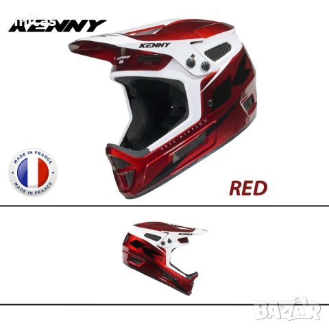 Кросова каска KENNY ELITE 2025 Full Face, EN Сертифицирана, ФРАНЦИЯ, снимка 9 - Аксесоари за велосипеди - 48281773