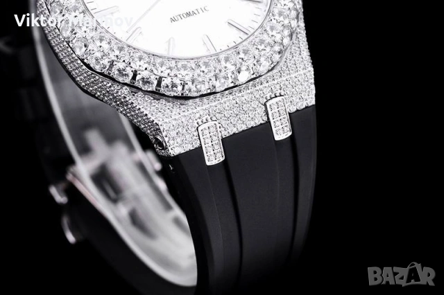 Audemars Piguet Royal Oak – Висок клас реплика, Automatic, Диаманти, снимка 4 - Мъжки - 53223577