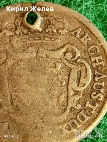 Сребърна монета 10 кройцера 1742г. Мария Терезия Австрия за КОЛЕКЦИЯ 52904, снимка 5 - Нумизматика и бонистика - 53106717