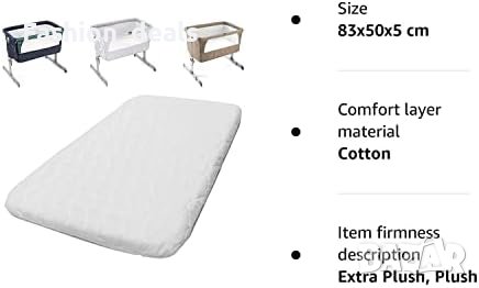 Нов Безшумен Бебешки Матрак Moon Night Максимален Комфорт Подарък, снимка 5 - Други - 42638950