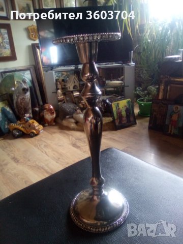 Свещник метален от Англия, снимка 1